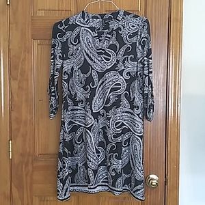 New Directions Paisley Print Dress